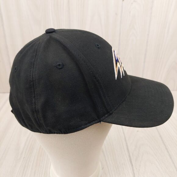 Baltimore Ravens Hat Cap NFL Team Apparel Black Adjustable Strapback Football - Picture 5 of 7